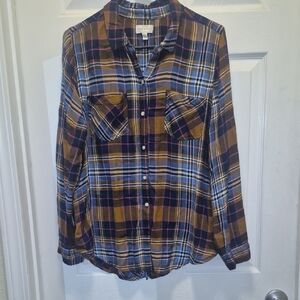 Lucky Brand Multicolor Plaid Shirt